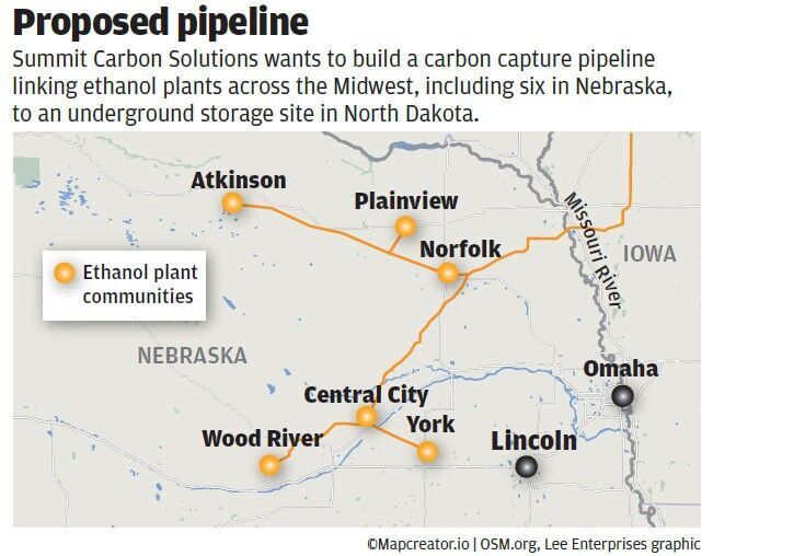 Summit Carbon Solutions pipeline map